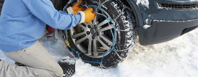 Cómo colocar correctamente las cadenas de nieve